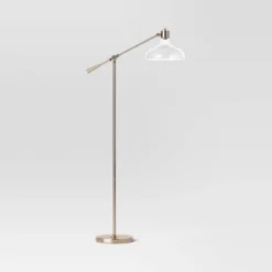 Crosby Bell Floor Lamp Brass With Glass Shade - Threshold™ -Decor House GUEST a56aefbc c219 4e3d a609 84cc3103cc5e