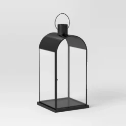 Metal Lantern Black - Threshold™ -Decor House GUEST a596826e 4e42 467a b1af ad31b3a1763b