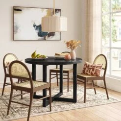 Bamboo Ceiling Drum Light Natural - Threshold™