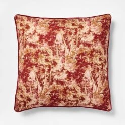 24"x24" Abstract Tree Printed Throw Pillow With Gusset - Threshold™ Designed With Studio McGee -Decor House GUEST a6927396 6220 4849 9a04 88a9ea4a5cb6