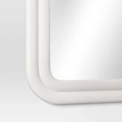 24"x36" Textured Wall Mirror White - Threshold™ -Decor House GUEST ae6ddb49 9984 4f68 a052 4238b1edc133