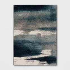 Abstract Watercolor Rug Blue - Threshold™ -Decor House GUEST b15ed97b 9bb2 426c a0c4 255aec71676a