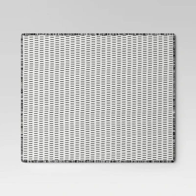 Dash Kantha Solid Throw Blanket Black - Threshold™ 4 Dash Kantha Solid Throw Blanket Black - Threshold™ - Image 2