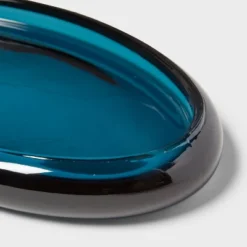 Colored Glass Bath Tray Blue - Threshold™ -Decor House GUEST b1f795a2 7a15 4dbf b6d8 12381093587a