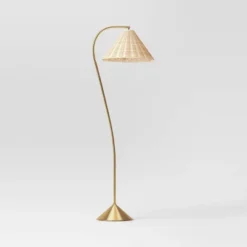 Gooseneck Floor Lamp With Natural Shade - Threshold™ -Decor House GUEST b1fa38ad 81d6 4be4 bf88 c44b8076131e 1