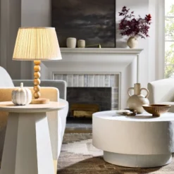 Turned Wood Stick Lamp Base Brown - Threshold™ Designed With Studio McGee