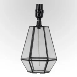 Small Terrarium Table Lamp Base Black - Threshold™ -Decor House GUEST b7cb6441 4f23 40e4 9963 7f62c37904a9