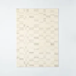 Irregular Checkerboard Tufted Rug Cream - Threshold™ Designed With Studio McGee -Decor House GUEST b8cc5660 37ab 492b a317 82a9c1af99a8