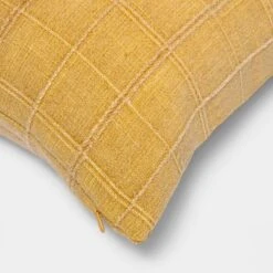 Woven Washed Windowpane Throw Pillow - Threshold™ -Decor House GUEST b96a51e5 3eb9 4ba4 a95a c241eee0f630