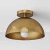 Valencia Flush Mount Ceiling Light Brass - Threshold™ -Decor House GUEST b98a9a40 143f 4749 b4e0 f18af9f674b9