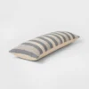 Oversized Oblong Woven Stripe Throw Pillow Gray - Threshold™ -Decor House GUEST b997a11e 2e49 48cf af92 9651d928df85