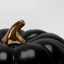 Large Ceramic Halloween Pumpkin With Gold Stem - Threshold™ -Decor House GUEST b9a37f03 bf02 4f33 82e8 af5aa4cd3cdd