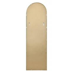 20" X 65" Arched Metal Leaner Mirror Brass - Threshold™ -Decor House GUEST bc7f553b 3945 45cf 92bd ab90da94503f