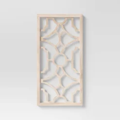 Set Of 2 Wood Lattice Wall Hanging Brown - Threshold™ -Decor House GUEST bd3f96a2 abba 4d78 96ff eba1d5ba3951