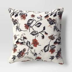 Halloween Botanical Woven Cotton Square Halloween Throw Pillow - Threshold™ -Decor House GUEST be04e6a6 d434 47e5 b52d 33da947da4b0