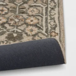 5'x7' Handtufted Textural Floral Area Rug Sage Green - Threshold™ -Decor House GUEST bec27750 0d9c 43d2 981a 2ed6dbf83b29