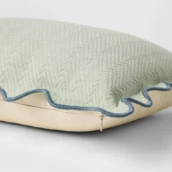 Lumbar Textured Easter Herring Bone Pillow Green Mirage - Threshold™ Design With Studio McGee -Decor House GUEST bed71eaf ac82 4db1 90ec 141ef94dc8a8