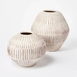 Small Carved Cream Vase - Threshold™ Designed With Studio McGee -Decor House GUEST bf468da8 6a4d 4db6 9500 708e4ce7b4b5