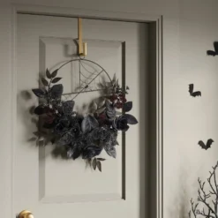 Floral Halloween Wreath - Threshold™