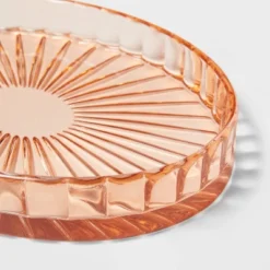 Colored Glass Bath Tray Pink - Threshold™ -Decor House GUEST c21a1253 834e 40b8 b713 dffa5f4f5649
