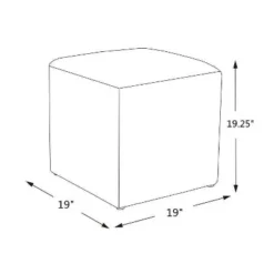 Lynwood Square Upholstered Cube - Threshold™ Designed With Studio McGee -Decor House GUEST c2f42775 98a7 4d45 abf0 4fc9948bbcdf