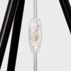 Diamond Tripod Floor Lamp Black With Rattan Shade (Includes LED Light Bulb) - Threshold™: Nautical Standing Illumination 11 Diamond Tripod Floor Lamp Black With Rattan Shade (Includes LED Light Bulb) - Threshold™: Nautical Standing Illumination -Decor House GUEST c44e7eb3 f673 4de5 bf99 c2f971960e8b