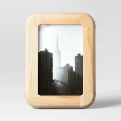 Rounded Rectangle Wood Table Frame Natural - Threshold™ -Decor House GUEST c5998b58 94c3 4ae4 9c29 fb85c5d582a1