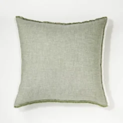 Oversized Reversible Linen Square Throw Pillow With Frayed Edges - Threshold™ Designed With Studio McGee -Decor House GUEST c59c1768 fd6d 4d82 b66e 9c30a01bb949
