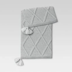 Chunky Diamond Knit Throw Blanket - Threshold™ -Decor House GUEST c84df633 77d6 43b4 921c d490402dc5e3