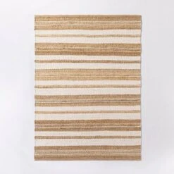Riverton Striped Jute/Wool Area Rug Tan - Threshold™ Designed With Studio McGee -Decor House GUEST ca3cf1e5 65fa 4902 9ec7 da5ec1583349