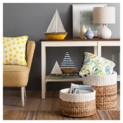 Textured Ceramic Accent Lamp Cream - Threshold™: Herringbone Pattern, No Bulb Included, UL Listed -Decor House GUEST cad1c2ee bd45 463b 80a2 0ce083b9a44a 1