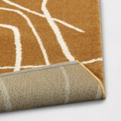 Abstract Lines Rug Mustard - Threshold™ -Decor House GUEST cca0bc3c 806a 47d8 8f87 8e41af0c0055