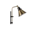 Black Metal Adjustable Table Lamp With Bronze Finish - Threshold™: ETL Listed, Metal Shade, 1-Way Socket Switch -Decor House GUEST ccd75f15 158b 4469 9bc7 695d8fd2d5a9