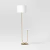 60"x20.5" Floor Lamp With Marble Table - Threshold™: Modern Standing Lamp With Polyester Shade -Decor House GUEST cd73cceb d297 4f76 96c7 cceb9f482086