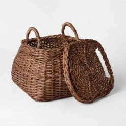 Square Rattan Basket Dark Brown - Threshold™ Designed With Studio McGee -Decor House GUEST cd7dcd1d 4f88 48ec aff8 e73321d82365