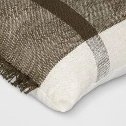 Oversized Textured Woven Cotton Striped Lumbar Throw Pillow - Threshold™ -Decor House GUEST cddb71f7 fcde 45d4 a746 10b0d774350c