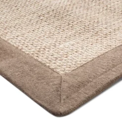 Solid Woven Border Rug - Threshold