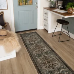 Floral Woven Accent Rug - Threshold -Decor House GUEST d0fc3962 c2be 41d0 a39b 1c07cdfdb402