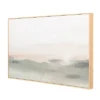 47" X 24" Haze Framed Wall Canvas - Threshold™: Modern Abstract Digital Art, Beige Frame -Decor House GUEST d2fe86b5 fa26 4ffd 8deb 1644593dd56a