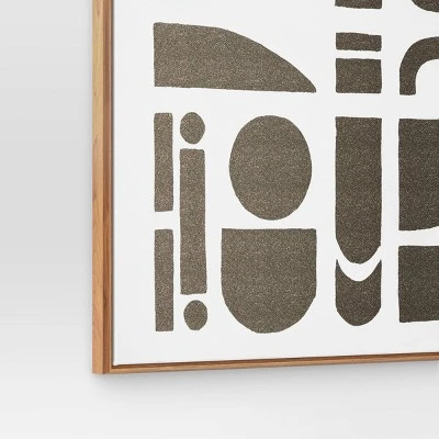 (Set Of 2) 24" X 30" Morphology Framed Wall Canvases Gold - Threshold™ 7 (Set Of 2) 24" X 30" Morphology Framed Wall Canvases Gold - Threshold™ - Image 5