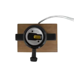 Weston Window Small Lamp Base Black - Threshold™: Modern Rectangle, No Assembly Required, ETL Listed -Decor House GUEST d3eed9ba 3ef0 4352 ae04 53a925bdc24e