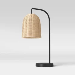 Addison Rattan Table Lamp Brown - Threshold™ -Decor House GUEST d4c41b86 c440 4124 9baf f515f0f7cde8