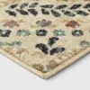 7'x10' Oxon Floral Mosaic Woven Area Rug Beige - Threshold™ -Decor House GUEST da4d6a14 a3ba 433a bf08 a175e6c01f3f