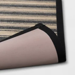 Vintage Striped Rug Black/Brown - Threshold™ -Decor House GUEST db102917 500d 42be 9d57 c7fc8db0cecb