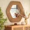 30"x33" Woven Wall Mirror - Threshold™ -Decor House GUEST db703a01 0016 44b3 9e39 310810d81f63