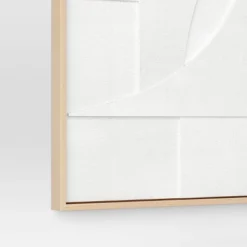 24" X 30" Dimensional II 3D Framed Wall Sculpture With Sand Texture - Threshold™ -Decor House GUEST dbfb9a5b bef5 4d8b 8ef2 24736ff78d40