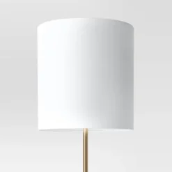 Modern Floor Lamp With Table Brass - Threshold™ -Decor House GUEST de464318 84b3 4d1f a4b2 d32be74cbf6a