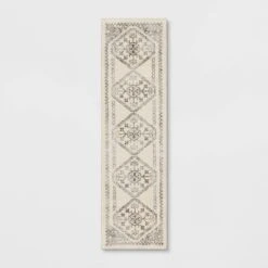 Distressed Persian Accent Rug Cream - Threshold™ -Decor House GUEST e01f9f04 b247 4203 b936 98f0657944b3
