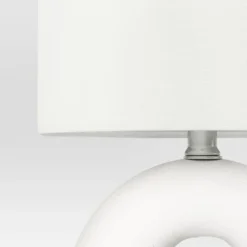 Abstract Ceramic Mini Table Lamp White - Threshold™ -Decor House GUEST e060b615 0e7d 45e5 a0cf f6597ddf73ee