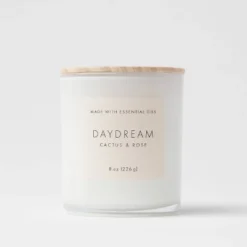 Wood Lidded Glass Wellness Daydream Candle - Threshold™ -Decor House GUEST e7678411 c900 447e 88b9 57b15bd05ed0